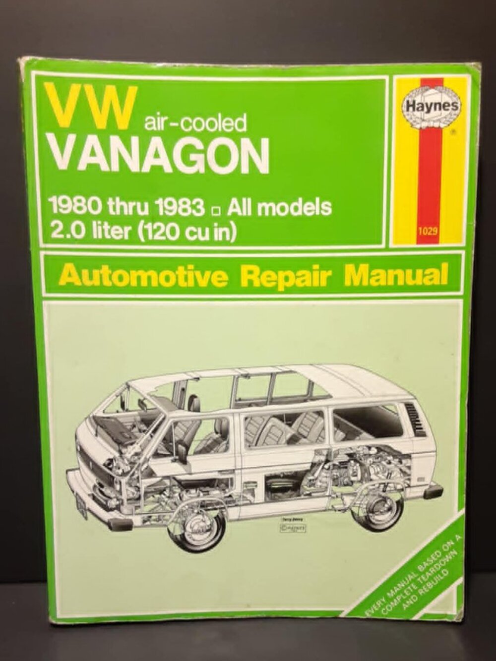 Haynes VW Vanagon Shop Manual 1983 1982 1981 1980 Volkswagen Van Air Cooled 2.0